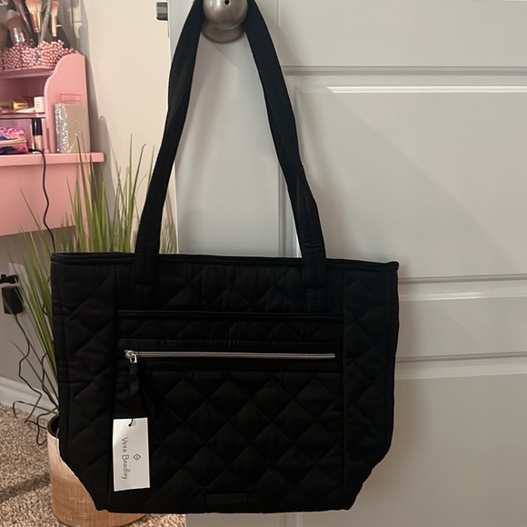 Vera Bradley * Women's Performance Twill Small Vera Tote Bag- Black * NWT* - Picture 3 of 6